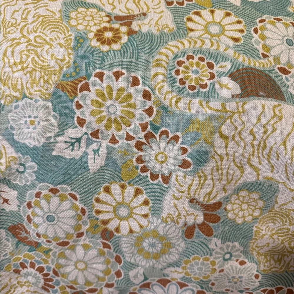The Inside Linen Blackout Pistachio Siberian Tiger Curtain Panels 50x96in (2)